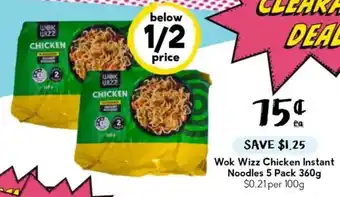 Wok Wizz Chicken Instant Noodles