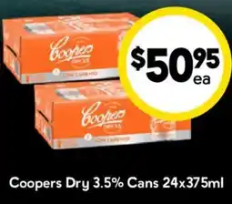 Drakes Coopers Dry 3.5% Cans offer