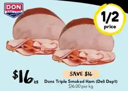 Drakes Dons Triple Smoked Ham offer