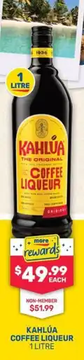 SipnSave Kahlúa Coffee Liqueur offer