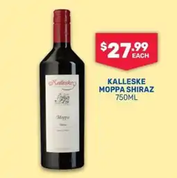 SipnSave Kalleske Moppa Shiraz offer