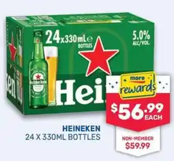 SipnSave Heineken 24 x 330ml bottles offer