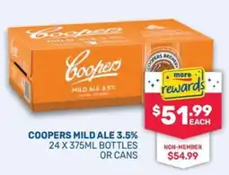 SipnSave Coopers Mild Ale 3.5% offer