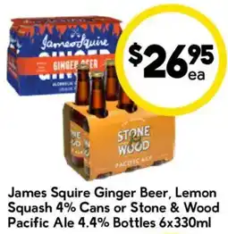 Drakes James Squire Ginger Beer offer
