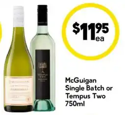 Drakes McGuigan Single Batch or Tempus Two offer
