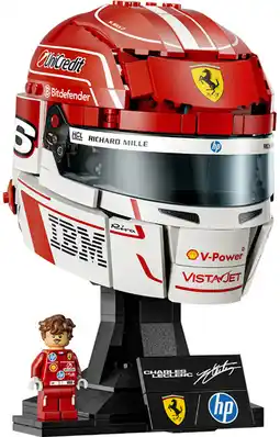 Target LEGO Editions Formula 1 Scuderia Ferrari HP Charles Leclerc Helmet 43014 offer