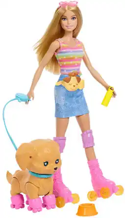 Target Barbie Pets Skate and Run Pup Blonde Doll with Puppy, Skates, and Accessories offer