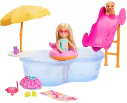 Target Barbie Summer Vacation Chelsea Pool Party Playset offer