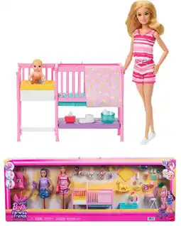Target Barbie & Skipper Dolls with 3 Babies and Furniture & Accessories offer