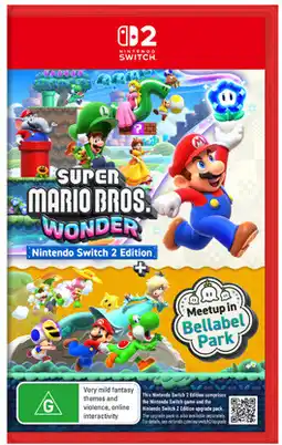 Target Super Mario Bros. Wonder – Nintendo Switch 2 Edition + Meetup in Bellabel Park offer
