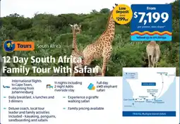 ALDI Tours South Africa 12 Day South Africa Family Tour With Safari offer