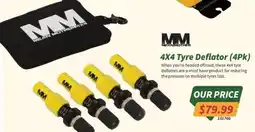 Tentworld MEAN MOTHER 4X4 Tyre Deflator (4Pk) offer