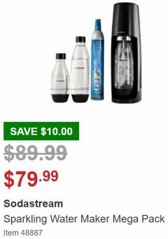 Sodastream Sparkling Water Maker Mega Pack