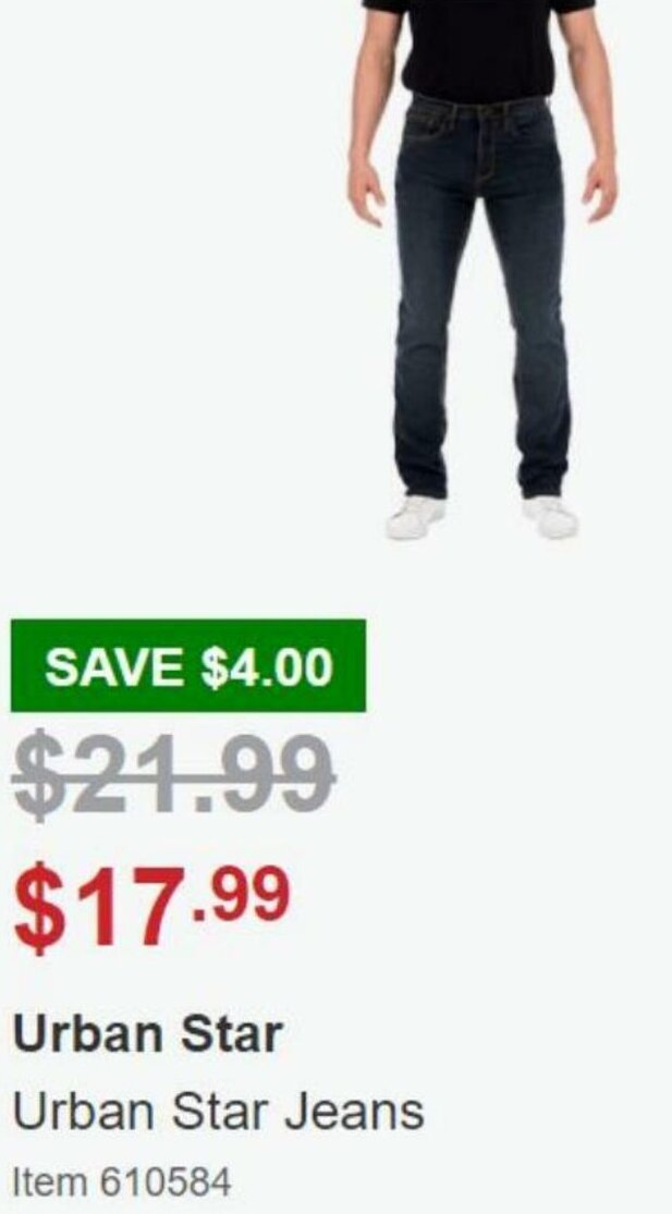 Urban Star Urban Star Jeans offer at Costco