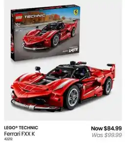 Myer LEGO TECHNIC Ferrari FXX K offer