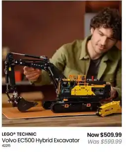Myer LEGO TECHNIC Volvo EC500 Hybrid Excavator offer