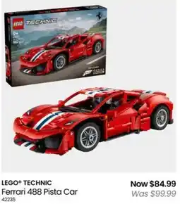 Myer LEGO TECHNIC Ferrari 488 Pista Car offer