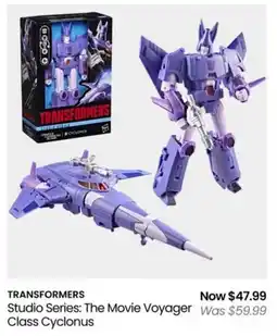 Myer Transformers Studio Series: The Movie Voyager Class Cyclonus offer