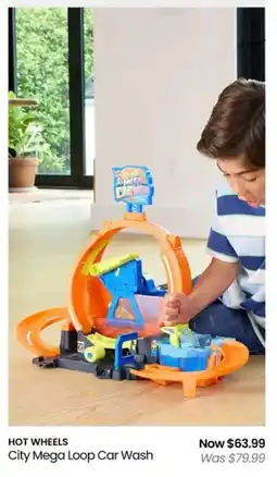 Myer Hot Wheels City Mega Loop Car Wash offer