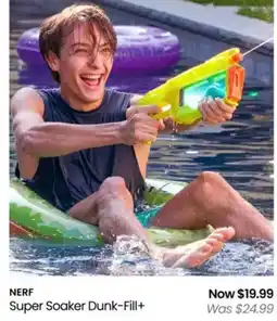 Myer NERF Super Soaker Dunk-Fill+ offer