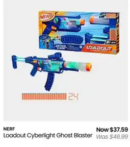 Myer NERF Loadout Cyberlight Ghost Blaster offer