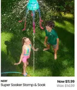 Myer NERF Super Soaker Stomp & Soak offer
