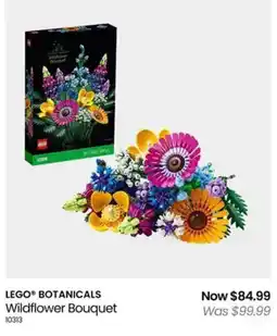 Myer LEGO BOTANICALS Wildflower Bouquet offer