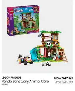 Myer LEGO FRIENDS Panda Sanctuary Animal Care offer