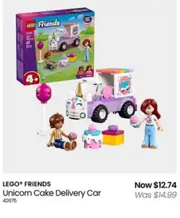 Myer LEGO FRIENDS Unicorn Cake Delivery Car offer