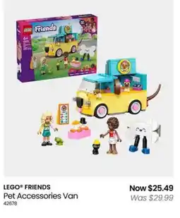 Myer LEGO FRIENDS Pet Accessories Van offer