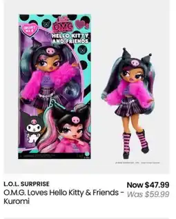 Myer L.O.L. SURPRISE O.M.G. Loves Hello Kitty & Friends - Kuromi offer