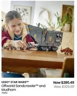 Myer LEGO STAR WARS Offworld Sandcrawler and Mudhorn offer