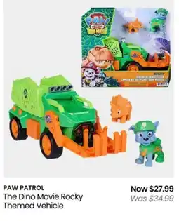 Myer PAW PATROL The Dino Movie Rocky Themed Vehicle offer