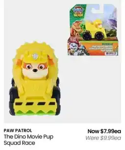 Myer PAW PATROL The Dino Movie Pup Squad Race offer