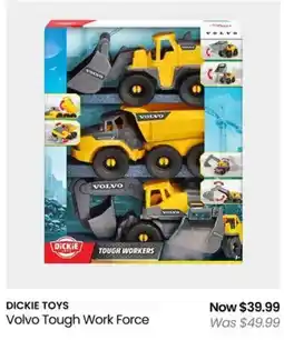 Myer DICKIE TOYS Volvo Tough Work Force offer