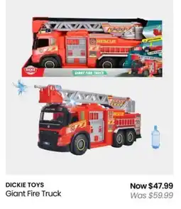 Myer DICKIE TOYS Giant Fire Truck offer