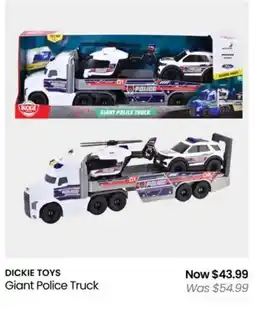 Myer DICKIE TOYS Giant Police Truck offer