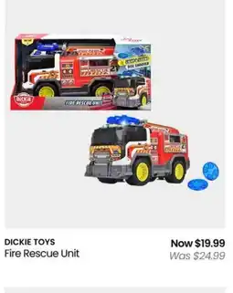 Myer Dickie Toys Fire Rescue Unit offer