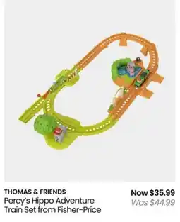 Myer THOMAS & FRIENDS Percy's Hippo Adventure Train Set from Fisher-Price offer