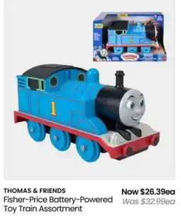 Myer THOMAS & FRIENDS Fisher-Price Battery-Powered Toy Train offer