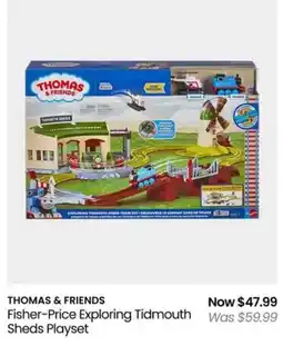 Myer THOMAS & FRIENDS Fisher-Price Exploring Tidmouth Sheds Playset offer