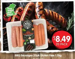 Spudshed The Mad Butcher BBQ Sausages offer