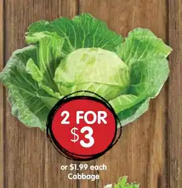 Spudshed Cabbage offer