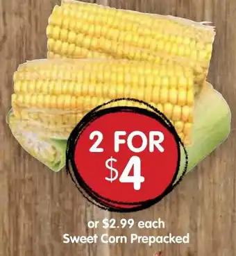 Sweet Corn Prepacked