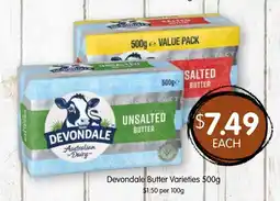Spudshed Devondale Butter Varieties offer