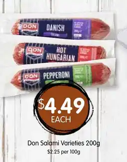 Spudshed Don Salami Varieties offer