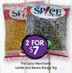 Spudshed The Spice Merchants Lentils and Beans Range offer