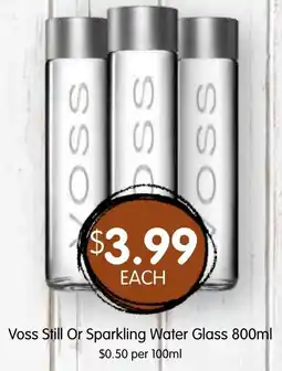 Spudshed Voss Still Or Sparkling Water Glass offer