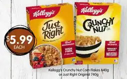 Spudshed Kellogg's Just Right Original offer