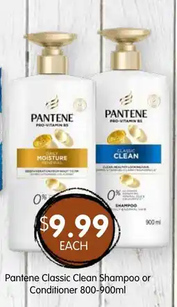 Spudshed Pantene Classic Clean Shampoo or Conditioner offer